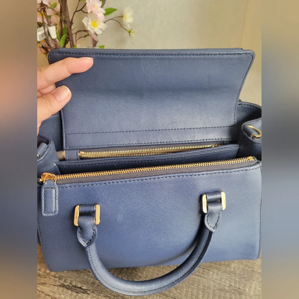 MCM Blue saffiano leather 2way bag - Picture 8 of 12